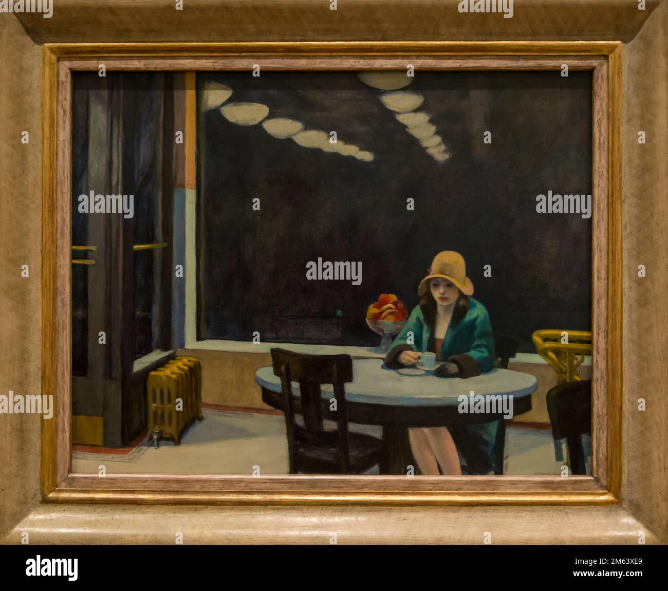 Automat, 1927, Edward Hopper's New York exhibition, 2022, Whitney Museum of American Art, New