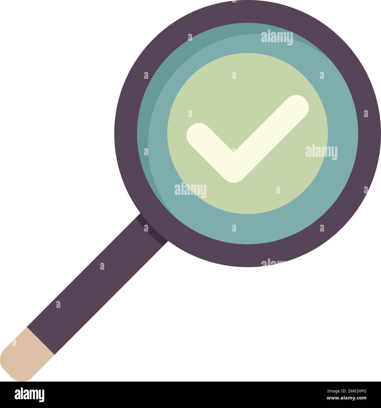 Magnifier comparison icon flat vector. Scale balance. Money finance ...