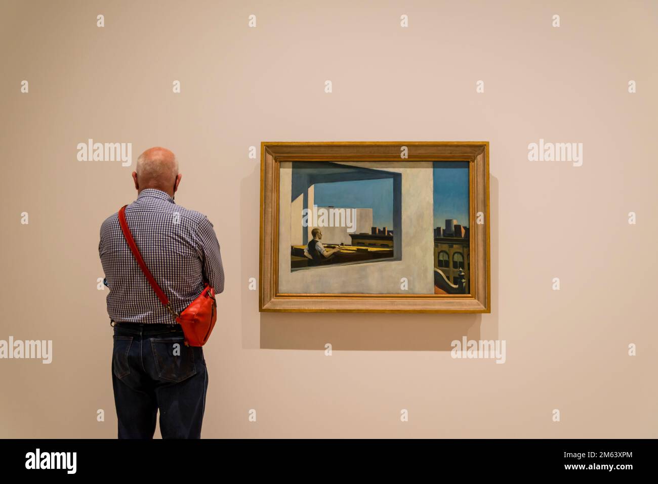 Office in a Small city, 1953, Edward Hopper's New York exhibition, 2022