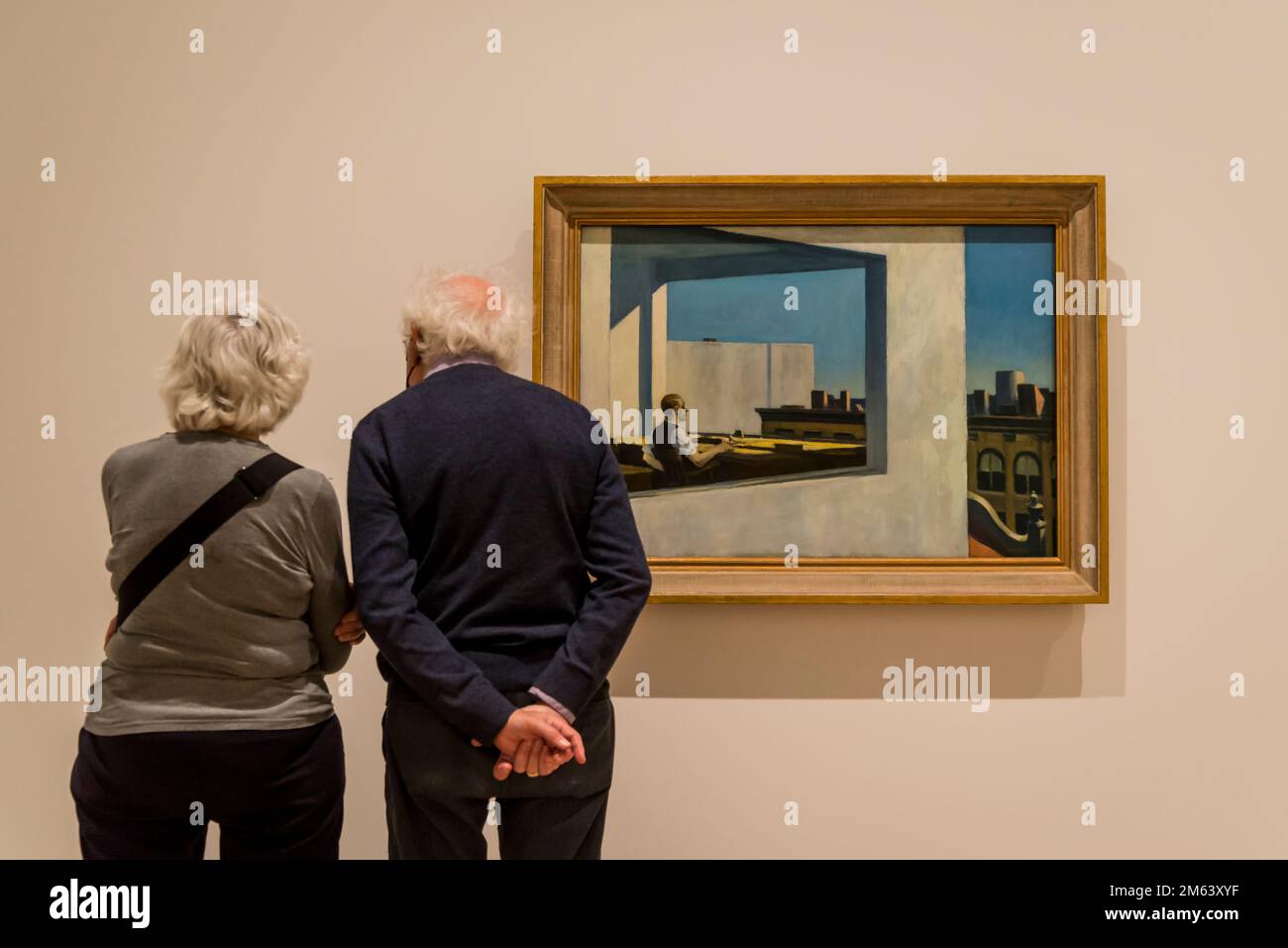 Office in a Small city, 1953, Edward Hopper's New York exhibition, 2022