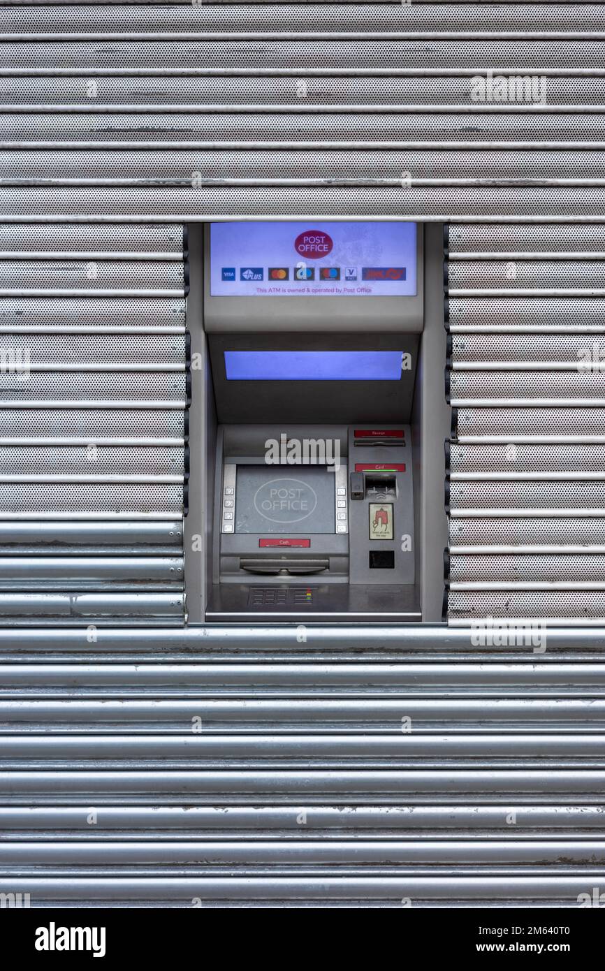 Post office cash machine Stock Photo