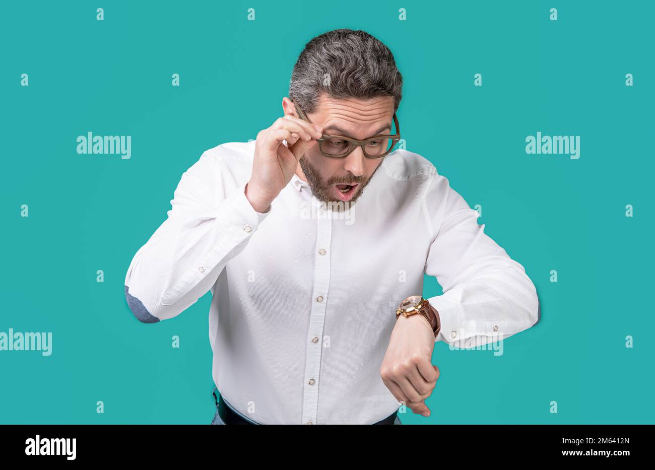 Punctual men hi-res stock photography and images - Alamy