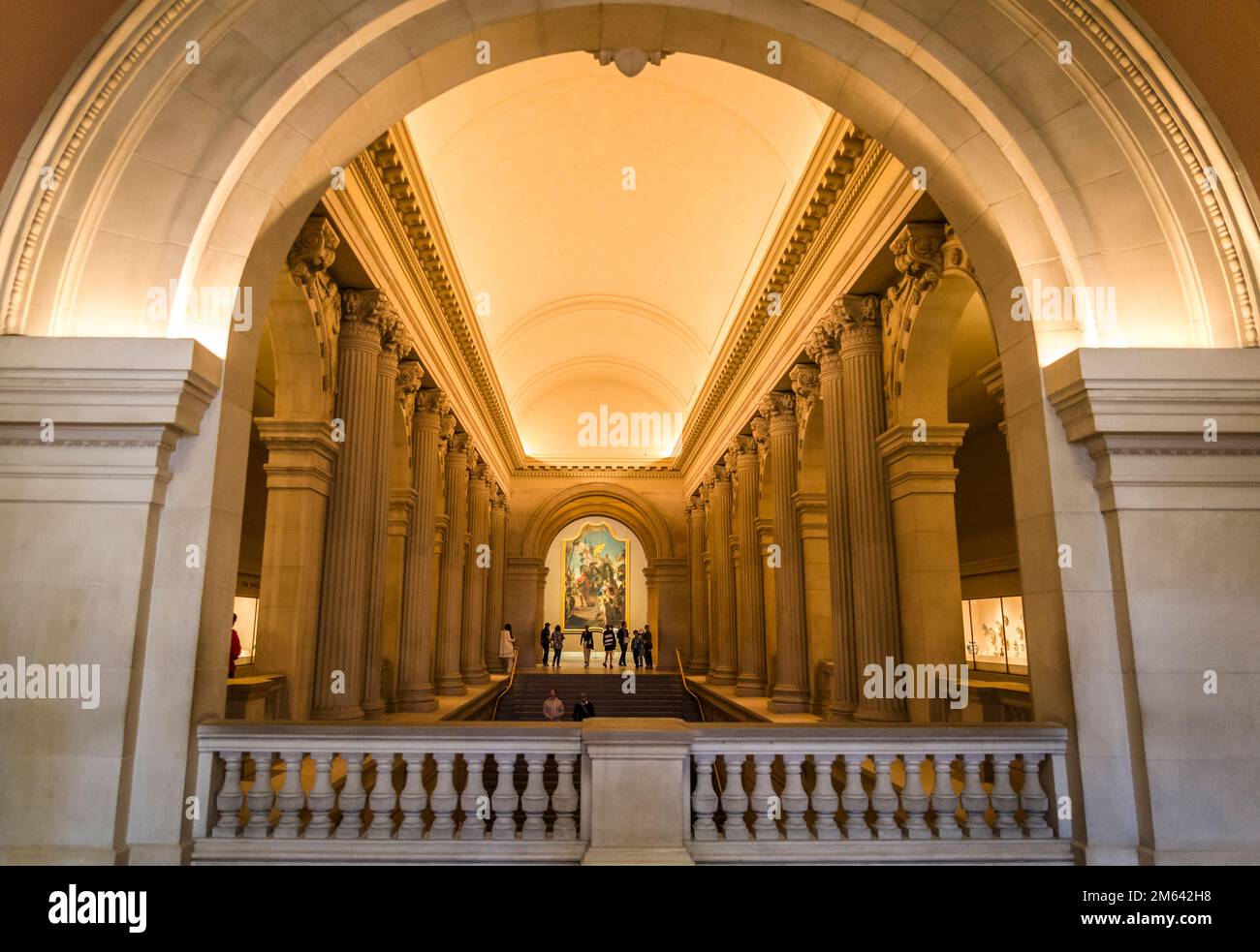 Metropolitan Museum of Art, the largest art museum in the Americas, New York City, USA Stock