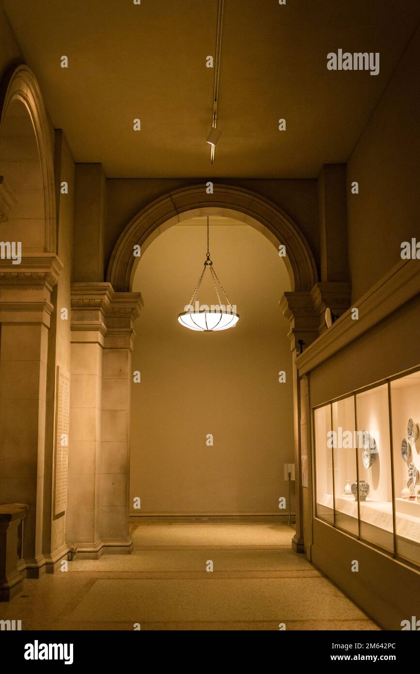 Calm corridor, Metropolitan Museum of Art, he largest art museum in the ...