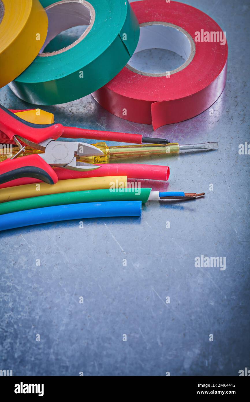 Insulating tapes electric cables insulated turnscrew nippers