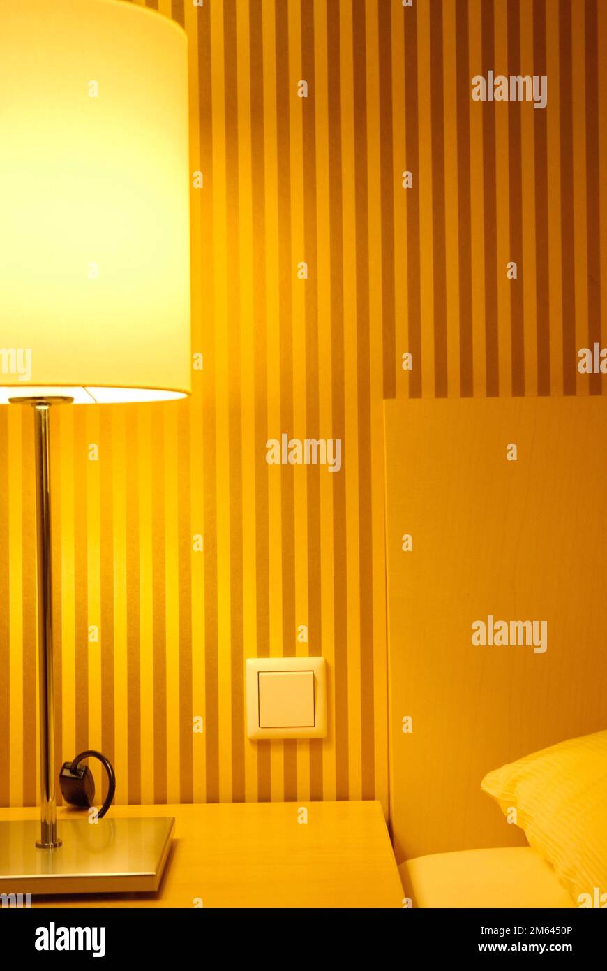 artificial light in a hotel room Stock Photo Alamy