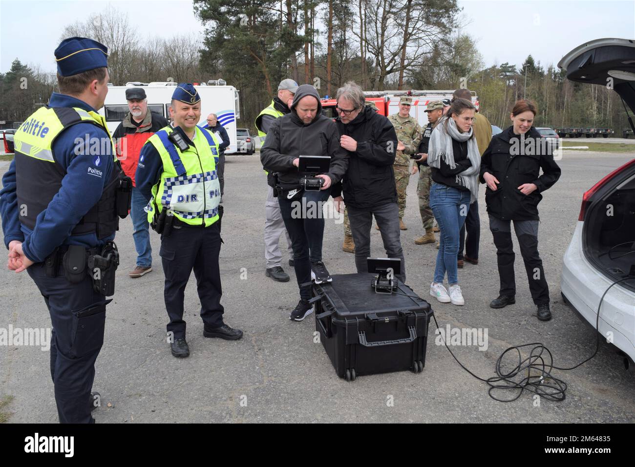 Members of U.S. Army Garrison Benelux’s emergency response team