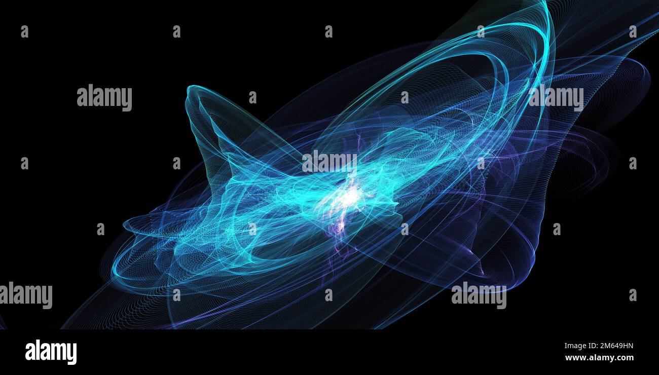 Exploding supernova , forminng of nebula. Black hole in the center of galaxy. Big bang concept. Supernova Blast in Space. The space of the universe. N Stock Photo