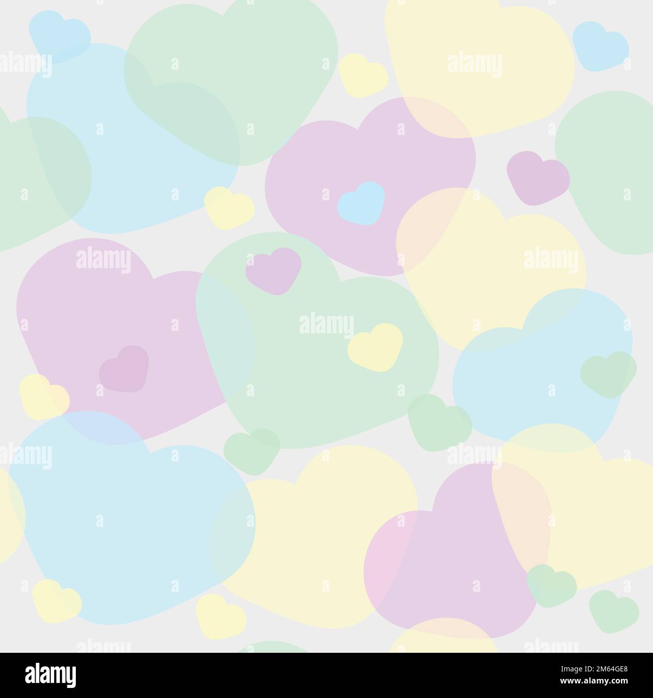 Colorful watercolor hearts pattern hi-res stock photography and images ...