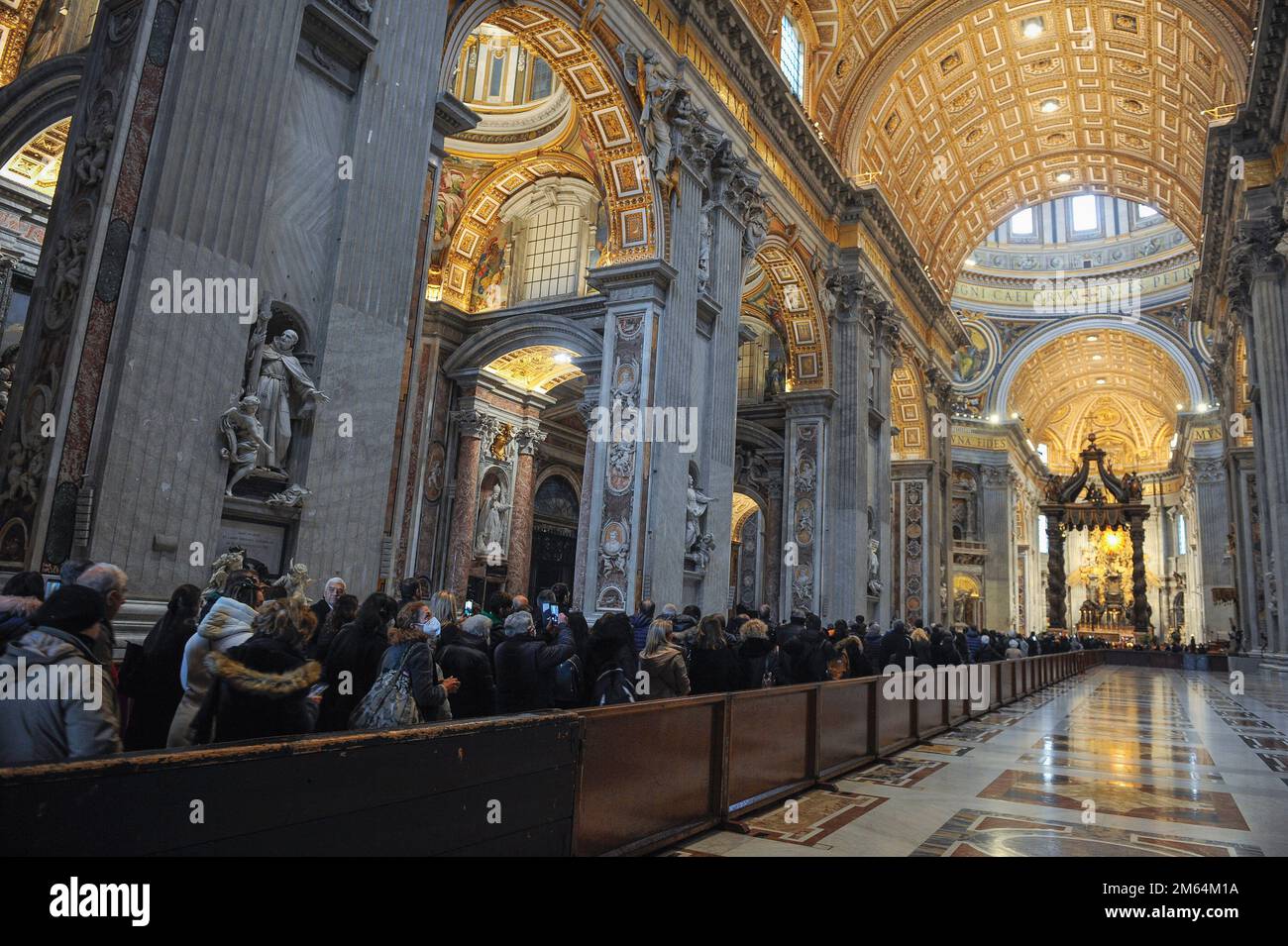 Rome, Italy. 02nd Jan, 2023. 02/01/2023 Death of Pope Ratzinger ...