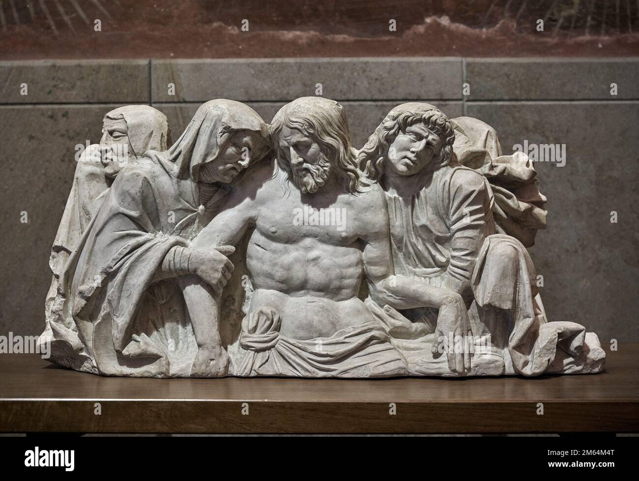 Pietà - marmo - Gasparo Cairano - seconda metà del XV secolo - Milano, Museo d’ Arte Antica del Castello Sforzesco Stock Photo