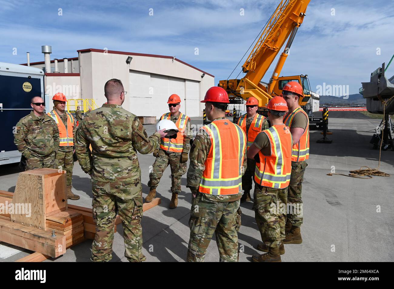 Members of the 173rd Fighter Wing Crash Damage or Disabled Aircraft
