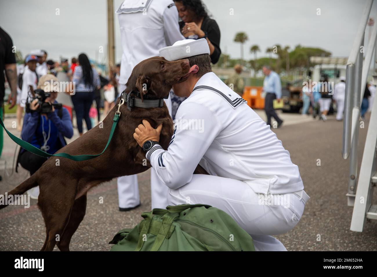 220402NHD1101201 MAYPORT, Fla. (April 2, 2022) Boatswain’s Mate 2nd Class James Dowdee