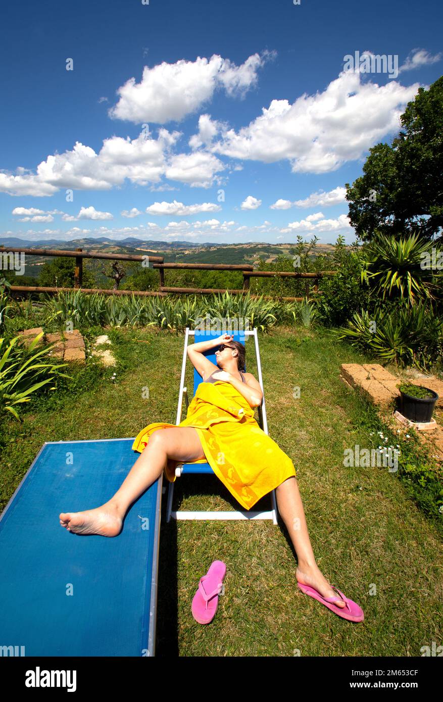 Caught Tanning In The Back Yard