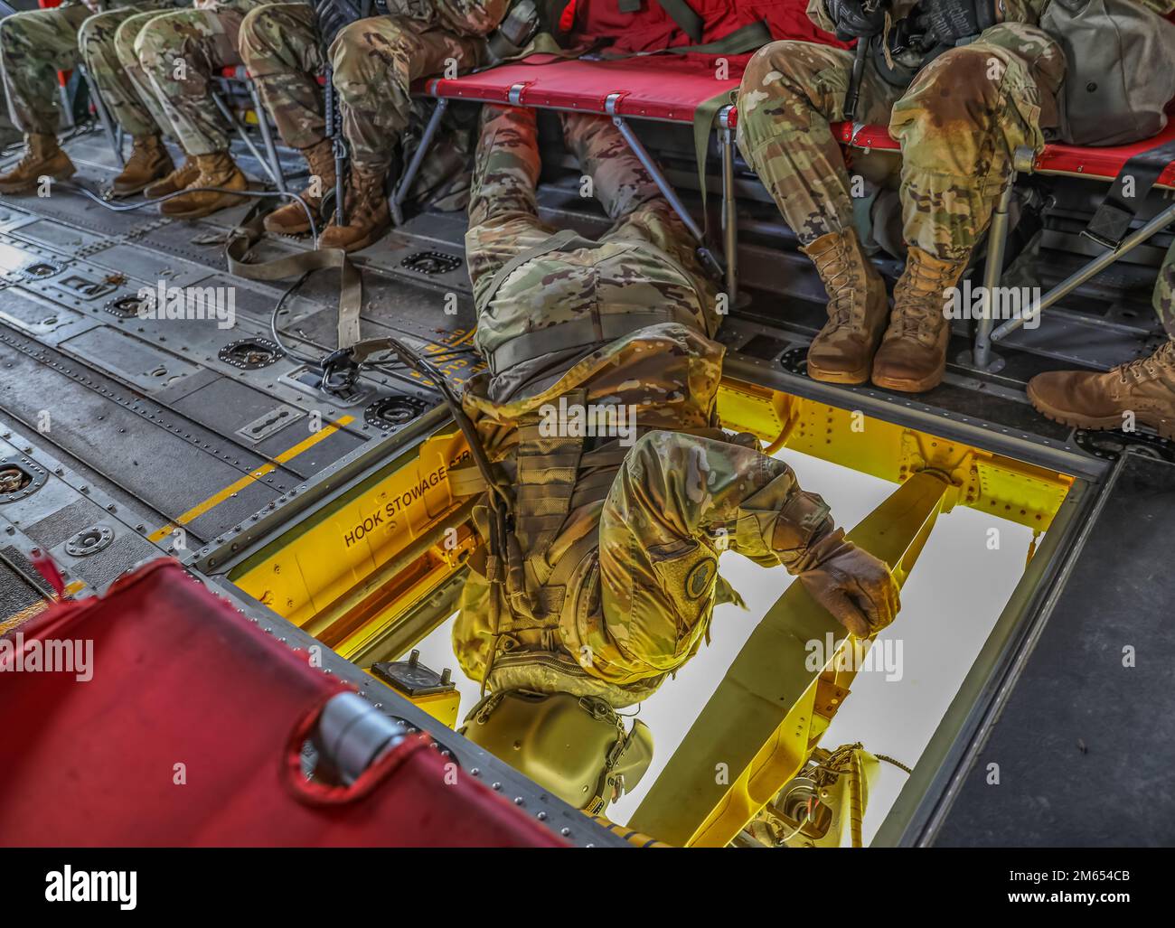 Hawaii Army National Guard Sgt. Jarrick F. Hayashi, a CH47 Chinook