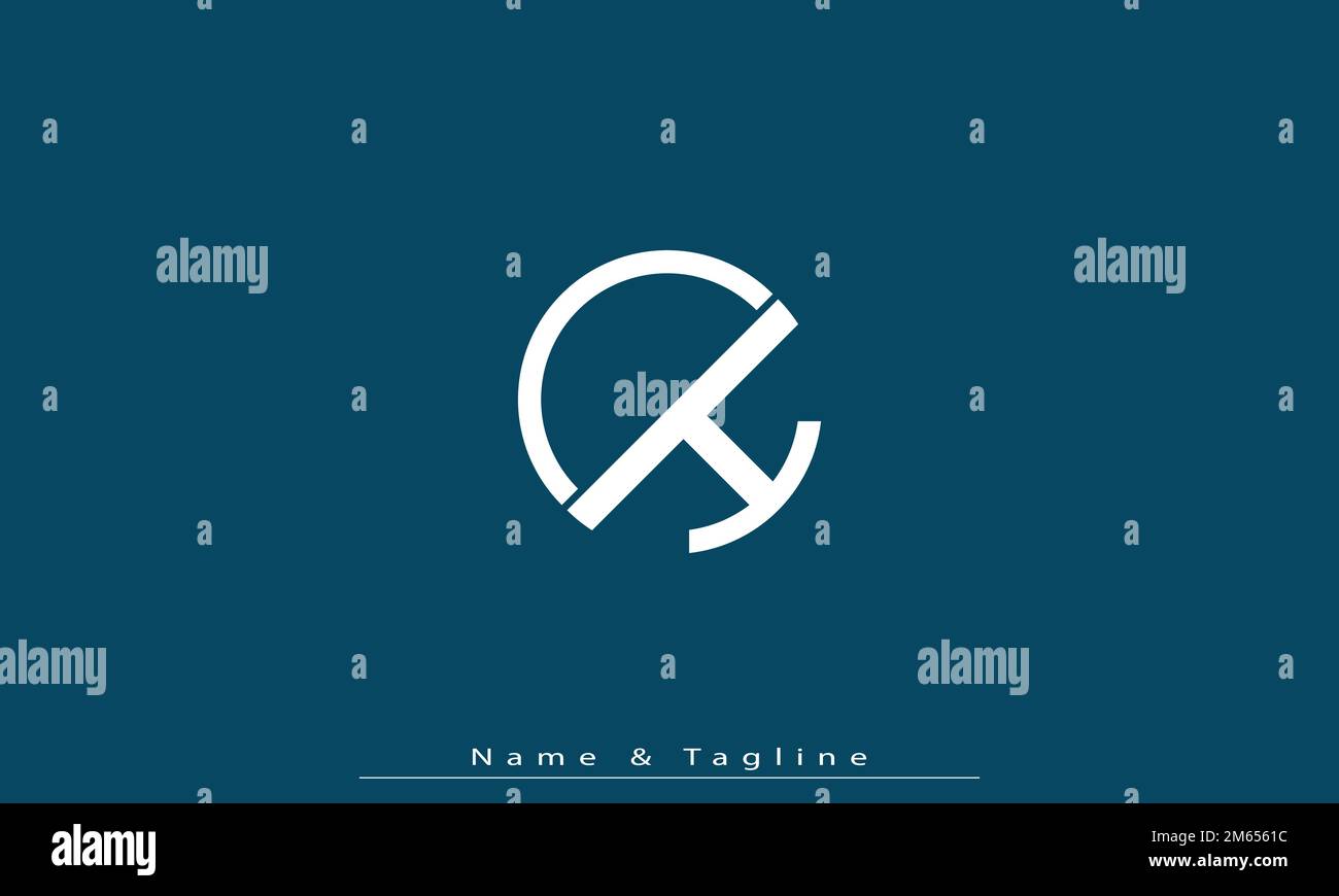 Alphabet letters Initials Monogram logo OH , HO Stock Vector