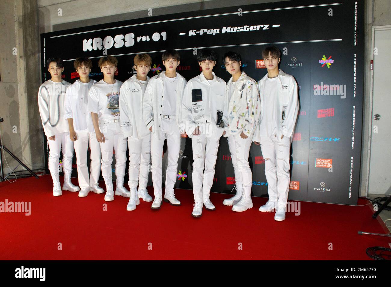 Nagoya, Japan. 02nd Jan, 2023. Member of K-pop group ASTRO, Cha