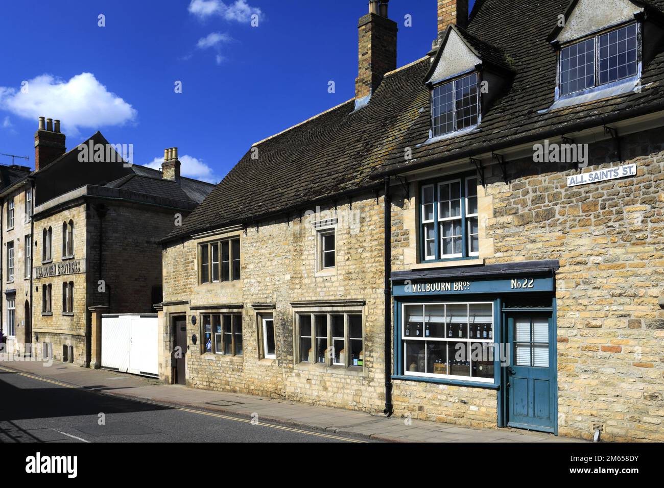 All Saints Brewery, All Saints Street, market town of Stamford