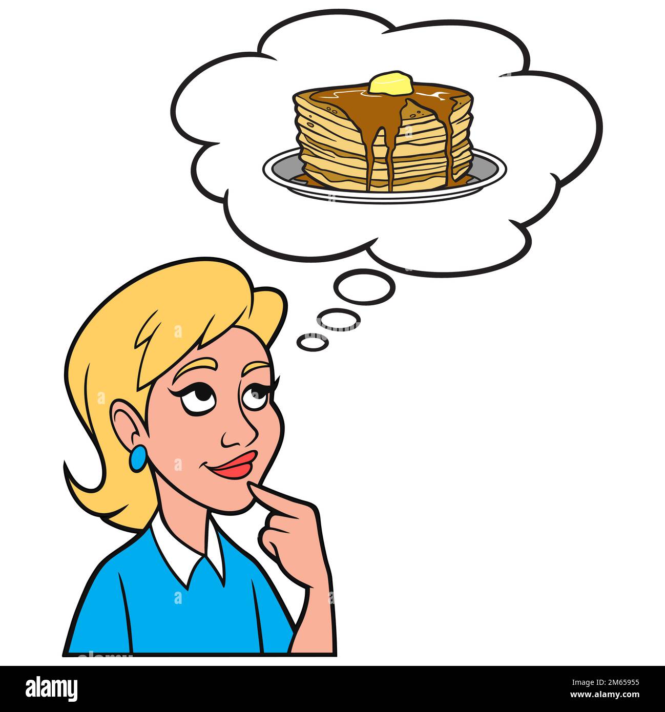Eating breakfast cartoon hi-res stock photography and images - Page 2 -  Alamy, image size:1298x1390