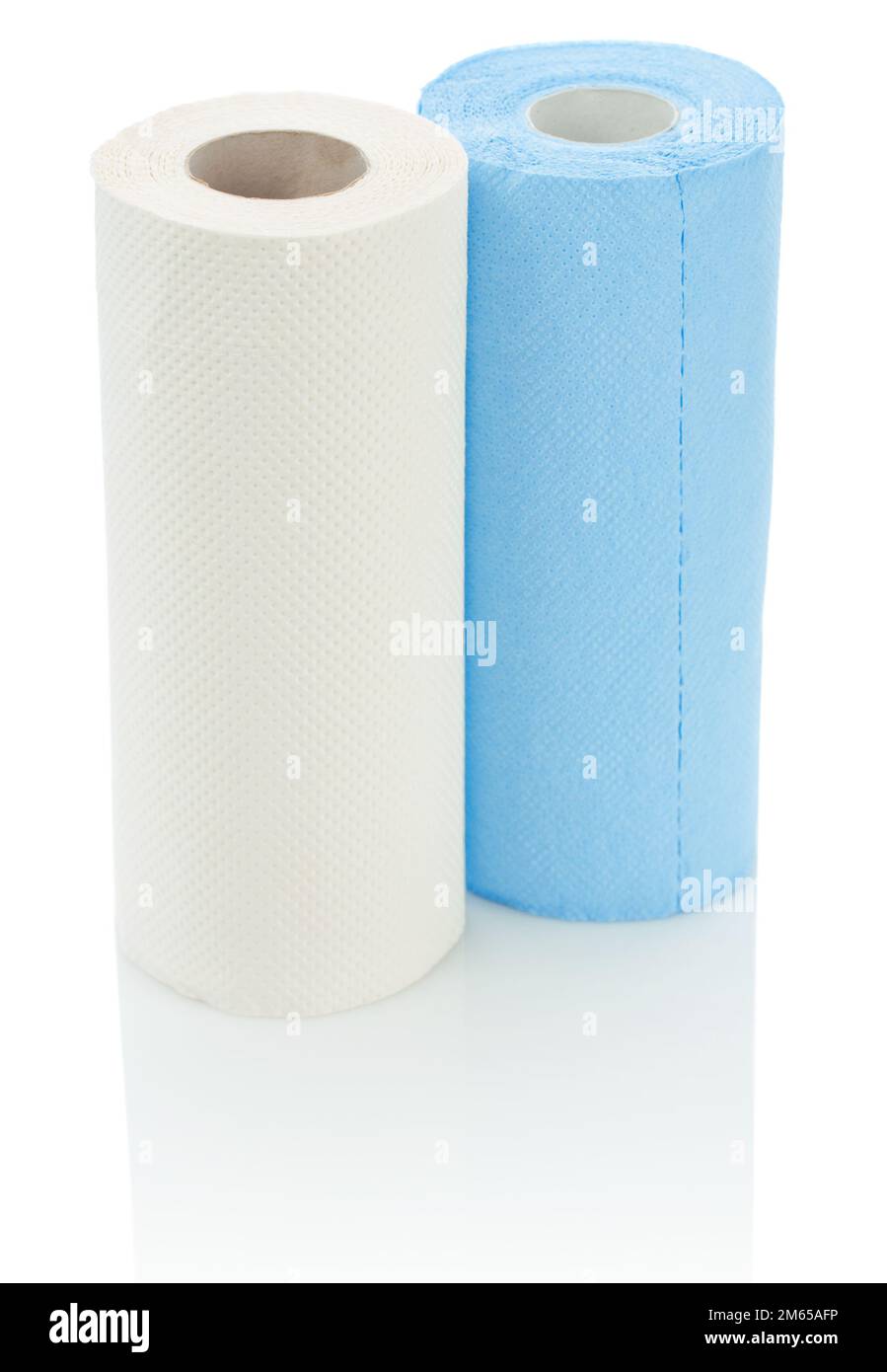 two roll of toilet towel Stock Photo