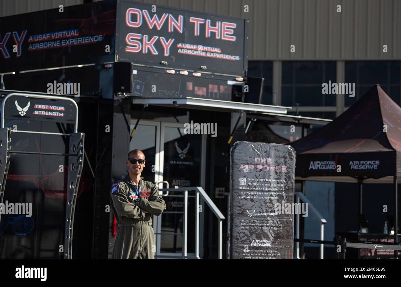 U.S. Air Force 1st Lt. Kyle Grant, an MQ-9 Reaper pilot with the 50th ...