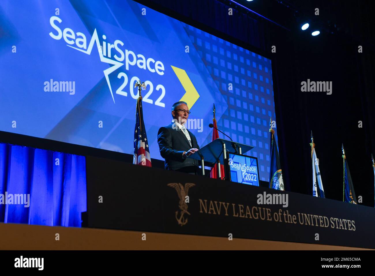 NATIONAL HARBOR, Md. (April 4, 2022) Master Chief Petty Officer of the