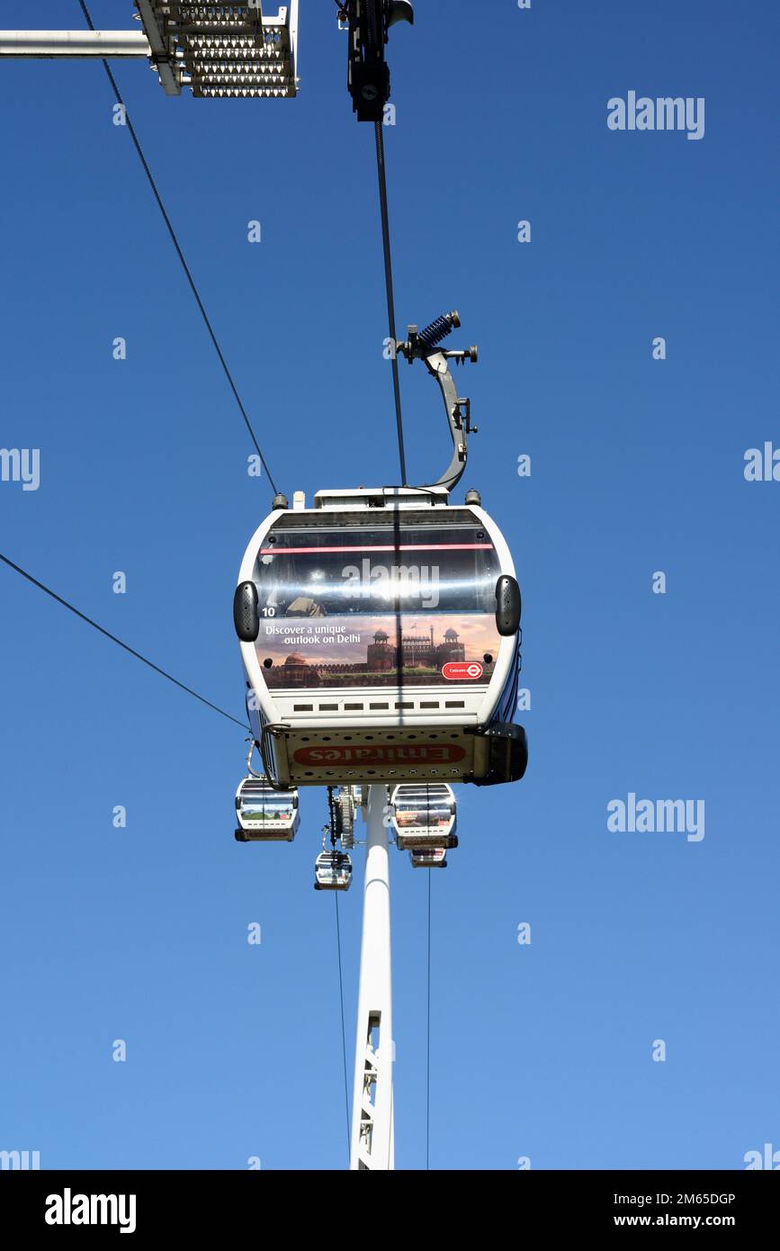 Emirates Air Line, Cable Car, Greenwich Peninsula, London, United ...