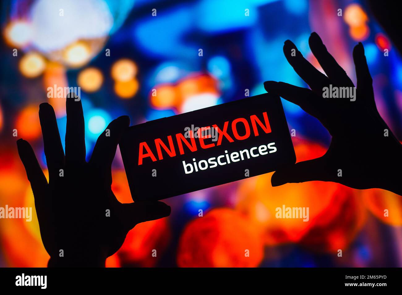 Brazil 02nd Jan 2023 In this photo illustration the Annexon logo is