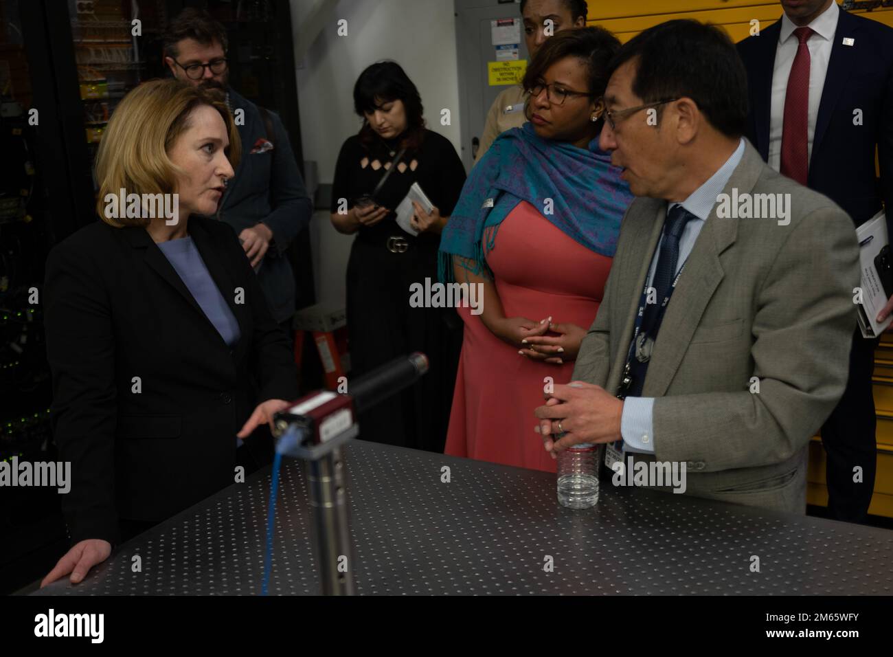 Deputy Secretary of Defense, Dr. Kathleen H. Hicks speaks with Dr. Chi ...