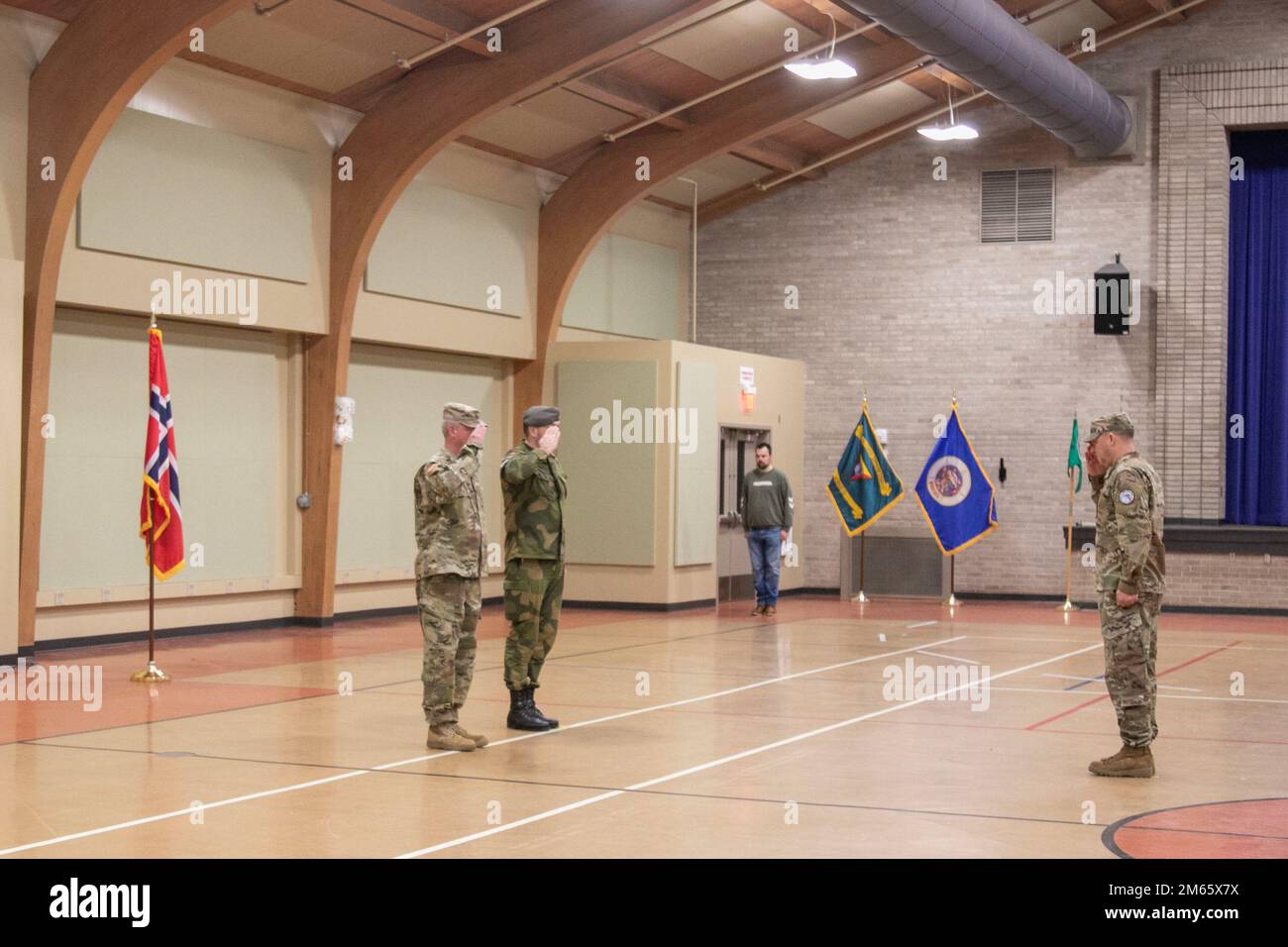 The United States-Norwegian Reciprocal Troop Exchange ended with a ...