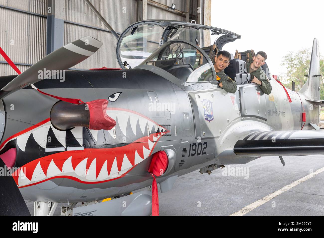 Capt. Diego Marques, an A-29 Super Tucano pilot with the Brazilian