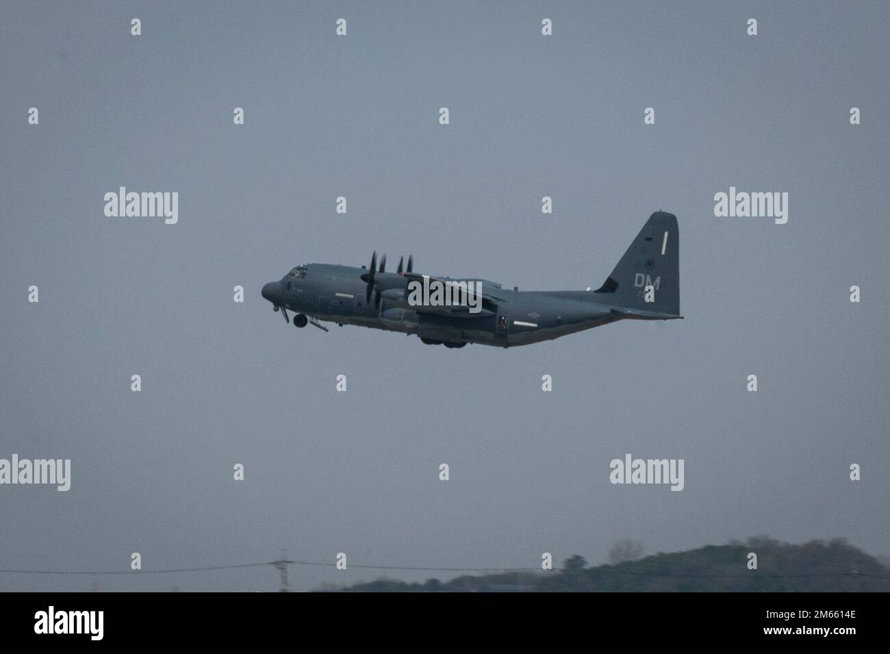 An HC-130J Combat King II assigned to the 79th Rescue Squadron takes ...