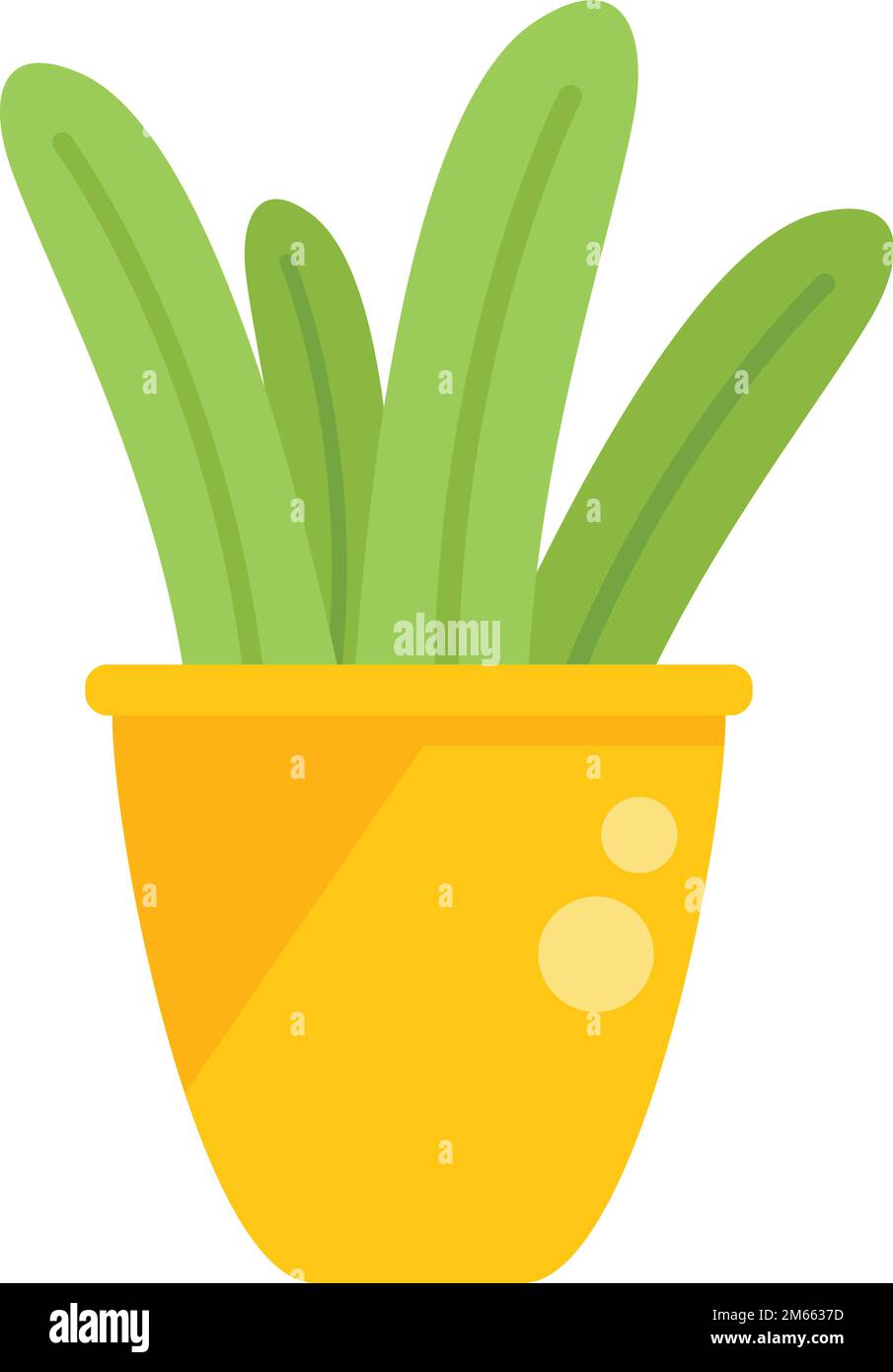 Plant pot icon flat vector. Interior house. Office room isolated Stock ...