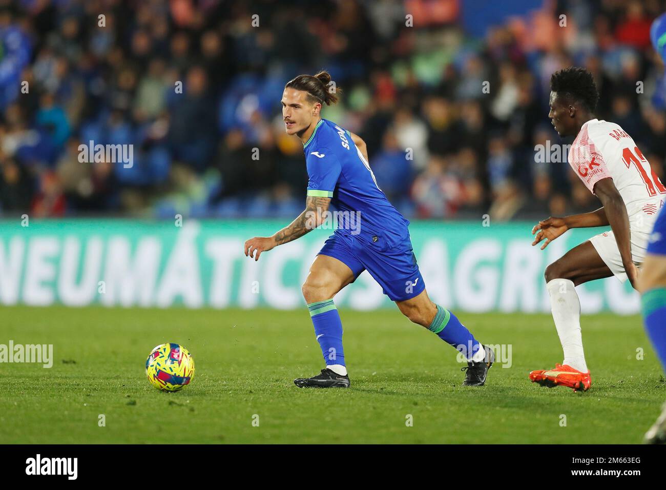 Madrid Espanha Abril 2023 Jogo Futebol Entre Barcelona Getafe Futebol —  Fotografia de Stock Editorial © Musiu0 #651632758