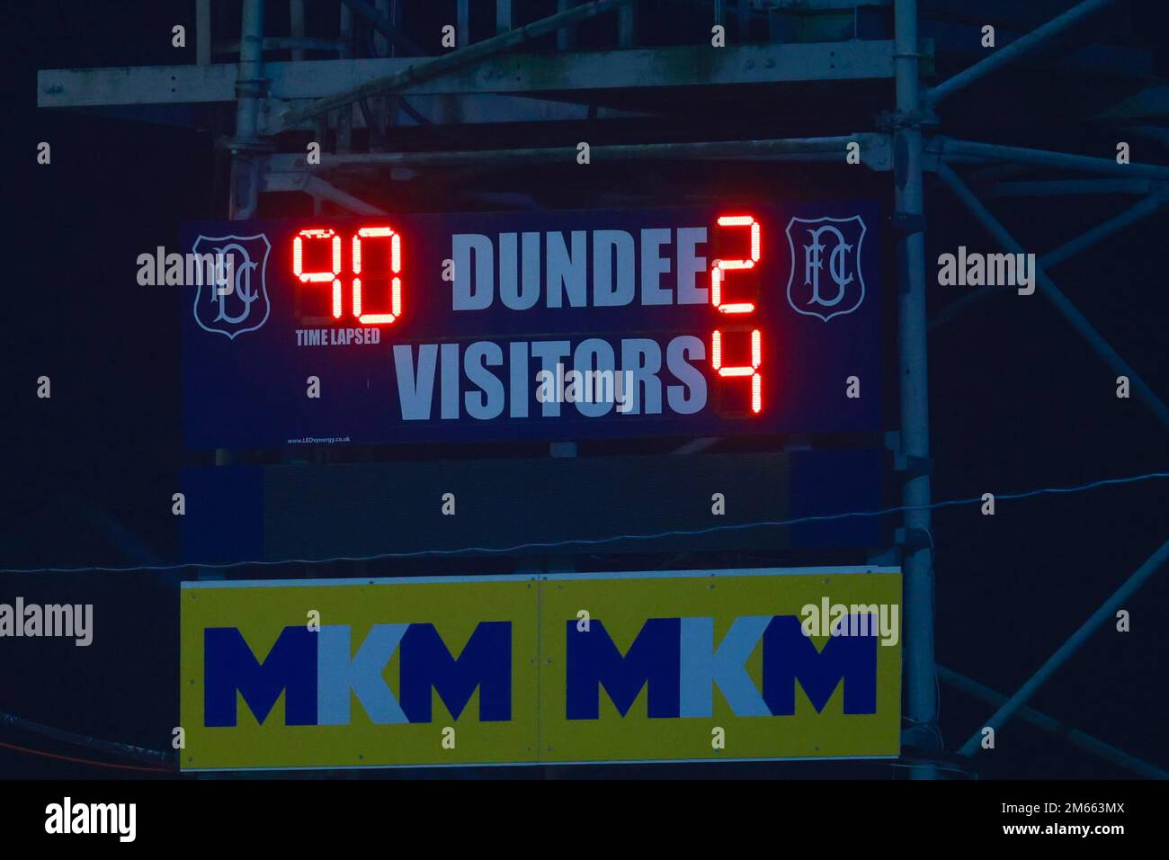 2nd January 2023; Dens Park, Dundee, Scotland Scottish Championship