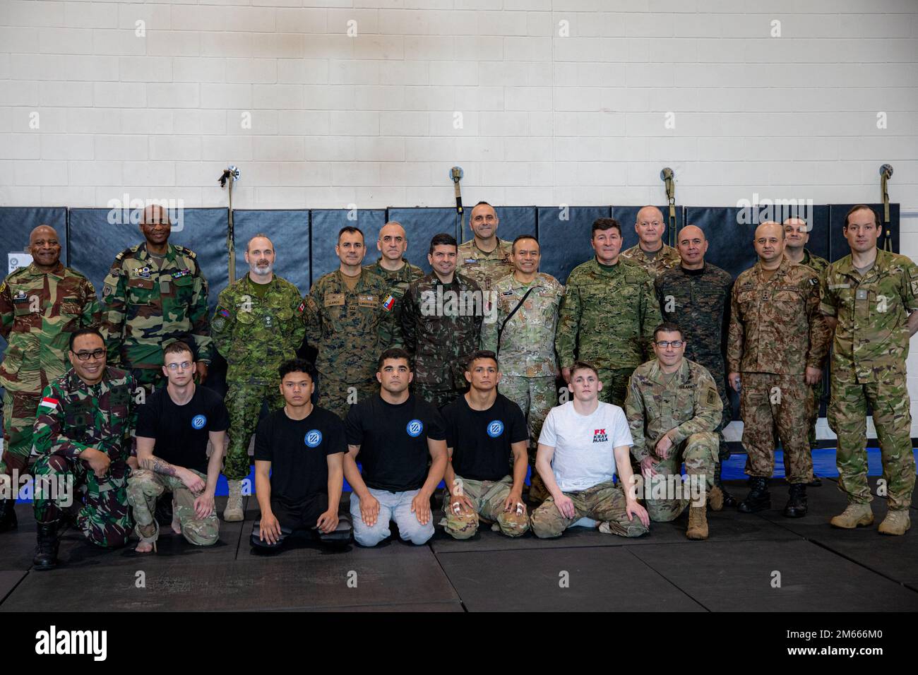 Members of the 3rd Infantry Division combatives team from Fort Stewart