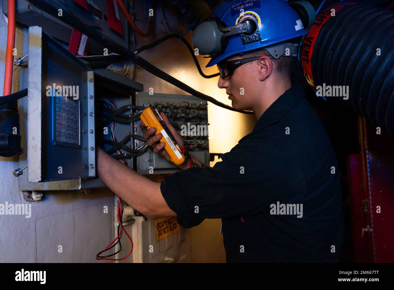 U.S. Navy Interior Communication Electrician Seaman Nicholas Holmes