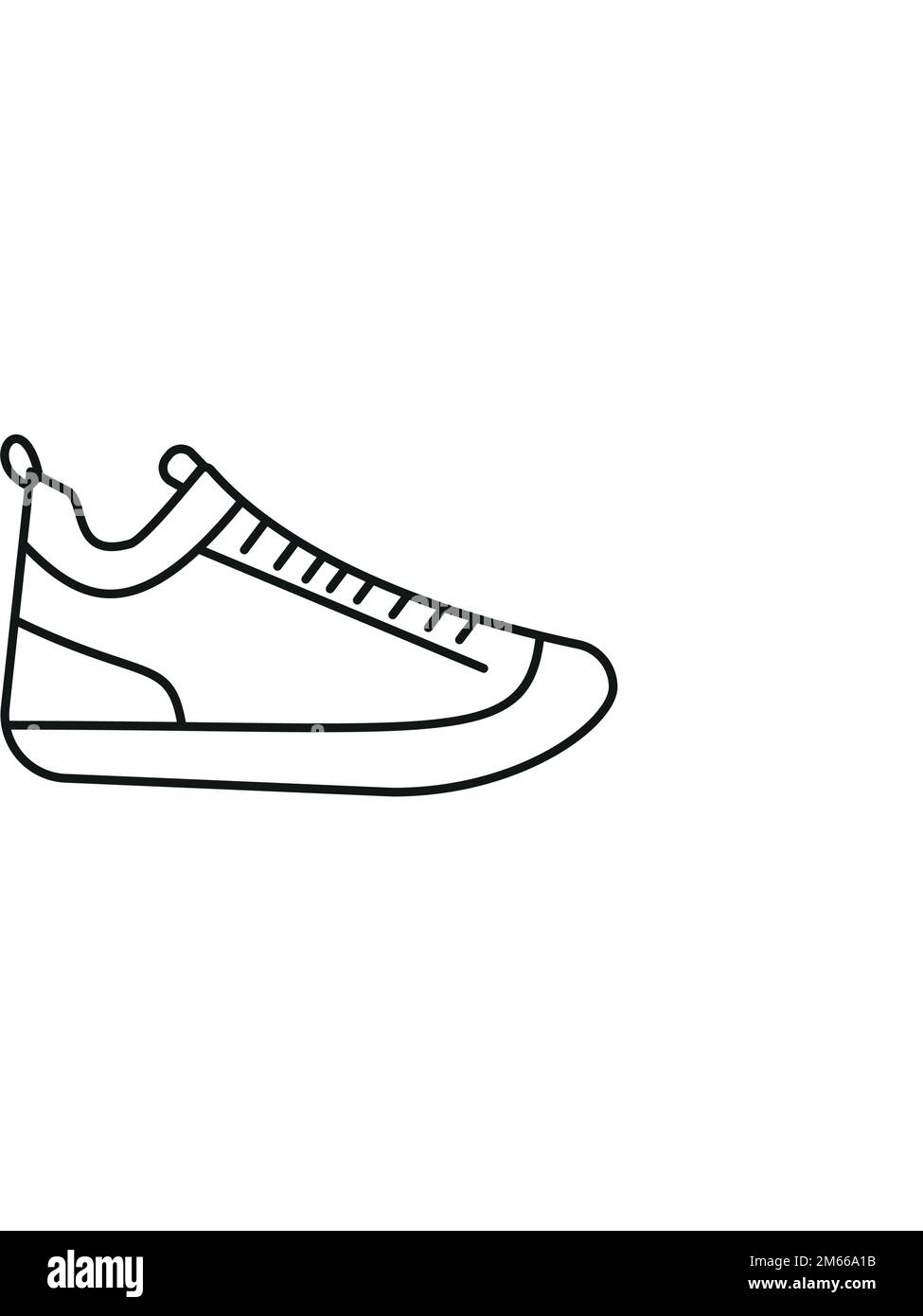 Shoe Line Drawing. Shoes Sneaker Outline Drawing Vector, Black Line  Sneaker. Vector Illustration. Stock Vector - Illustration of foot, graphic:  207643553
