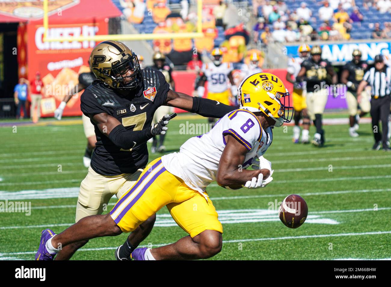 Orlando, Florida, USA, January 2, 2023, LSU Player Malik Nabers #8 ...