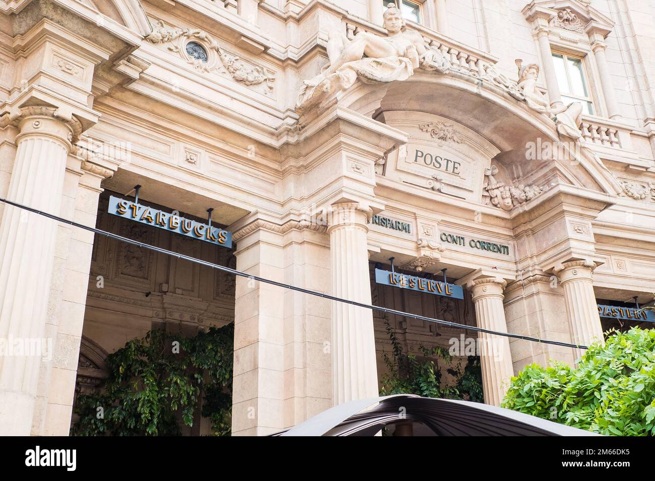 Minalo, Italy May 3, 2022 Starbucks Reserve Roastery on Piazza