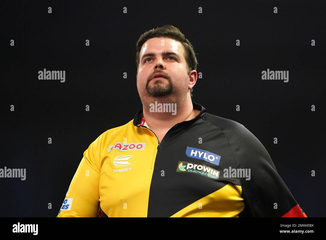 Gabriel Clemens in action against Michael Smith during day fifteen of