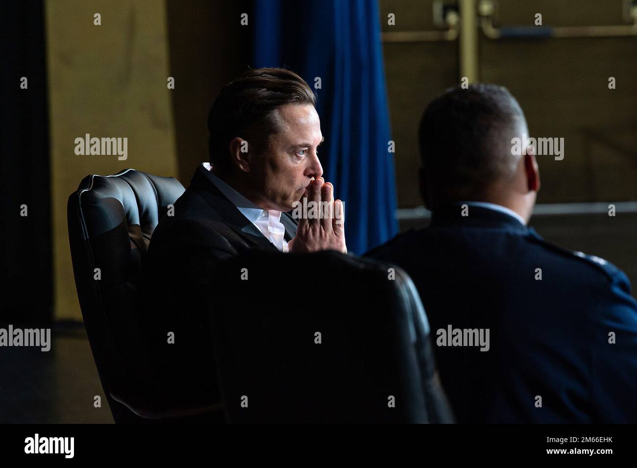 U.S. AIR FORCE ACADEMY, Colo. -- Tesla Inc. Chief Executive Officer
