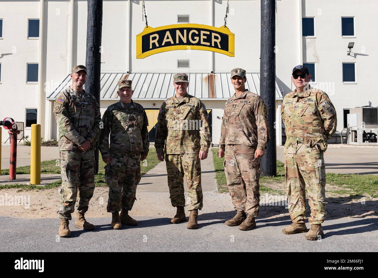 Brig. Gen. Stanley Budraitis and Bill Kidd, United States Army Aviation Center of Excellence