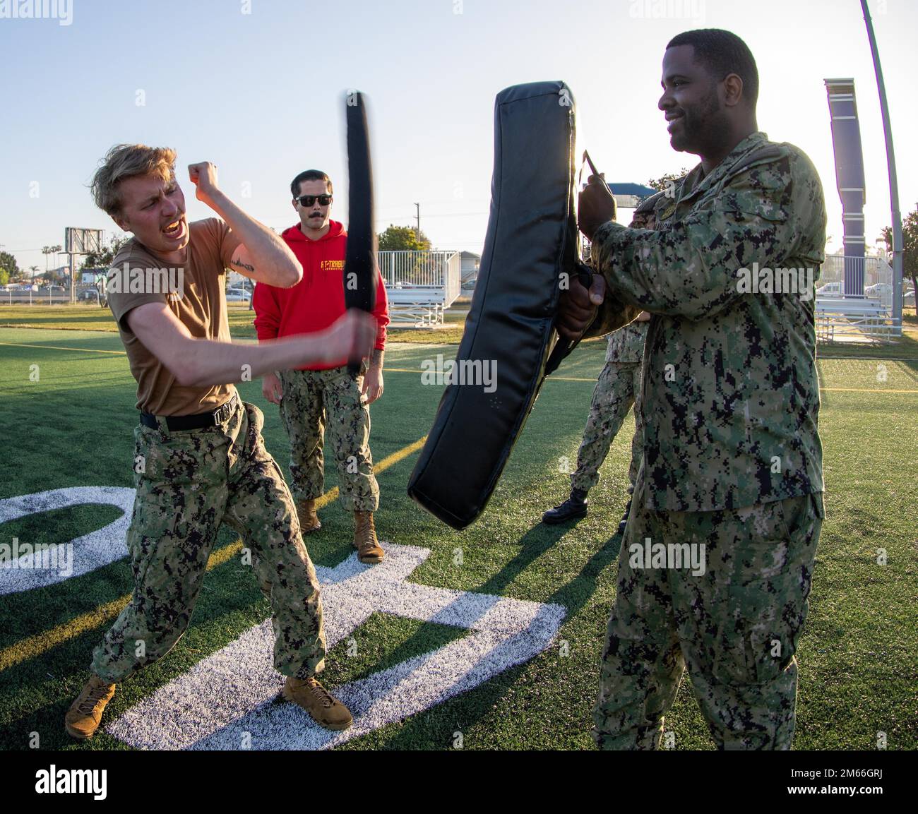 SAN DIEGO (April 7, 2022) Aviation Boatswain’s Mate (Handling) Airman