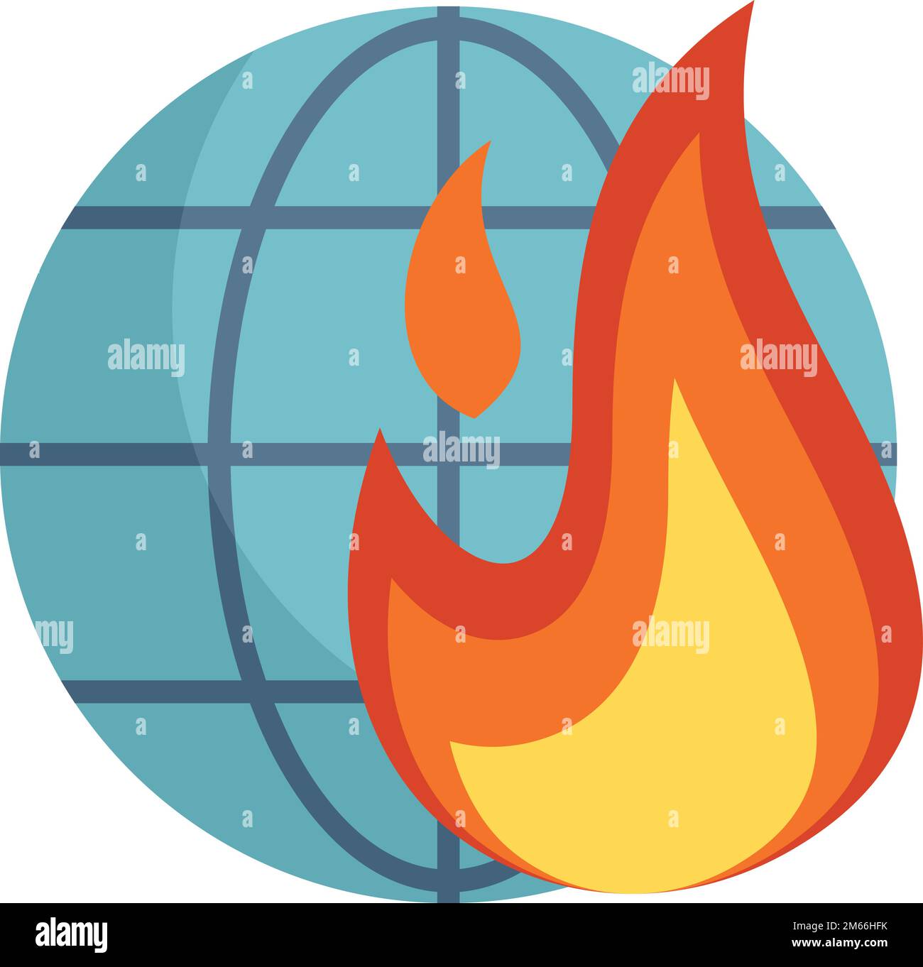 Global warming against Stock Vector Images - Alamy