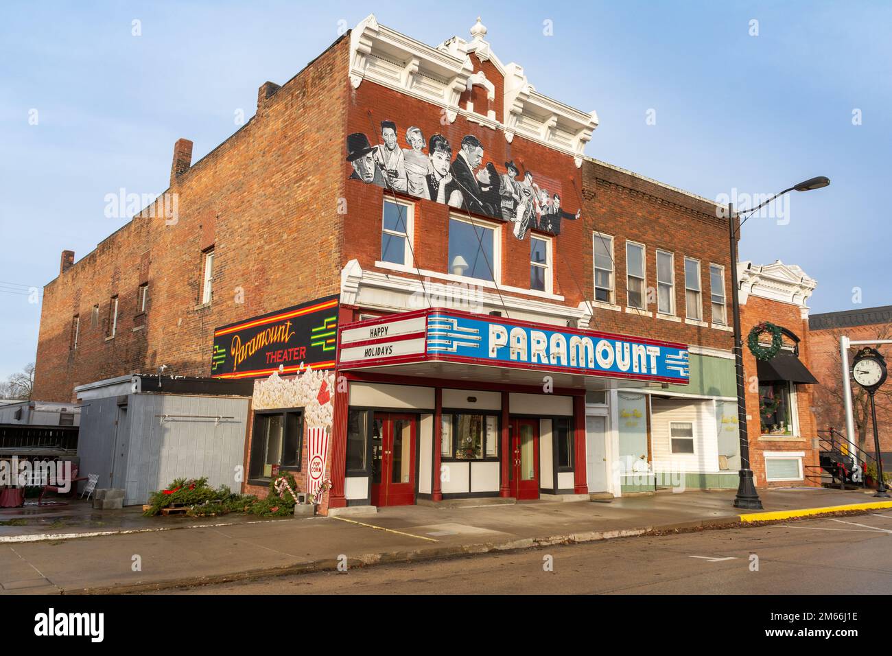 Wyoming, Illinois, USA January 2nd 2023 The old Paramount movie
