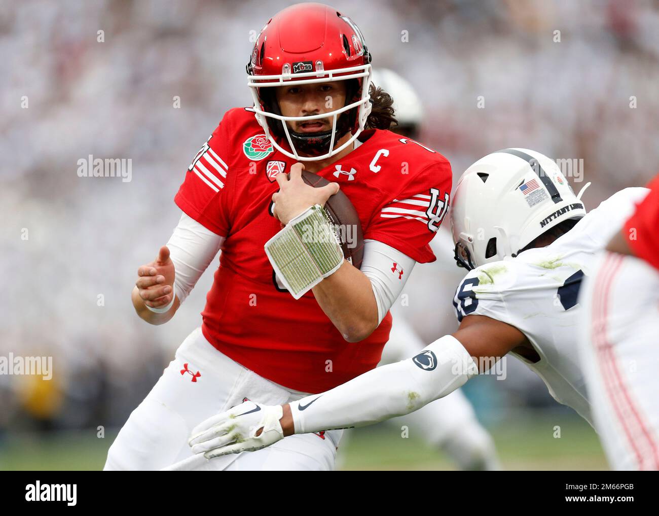 January 02, 2023. Utah Utes quarterback Cameron Rising (7) during the