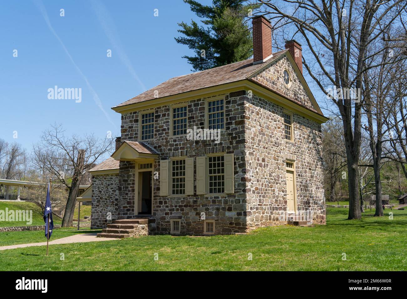 George Washington's winter headquarters in Valley Forge National ...