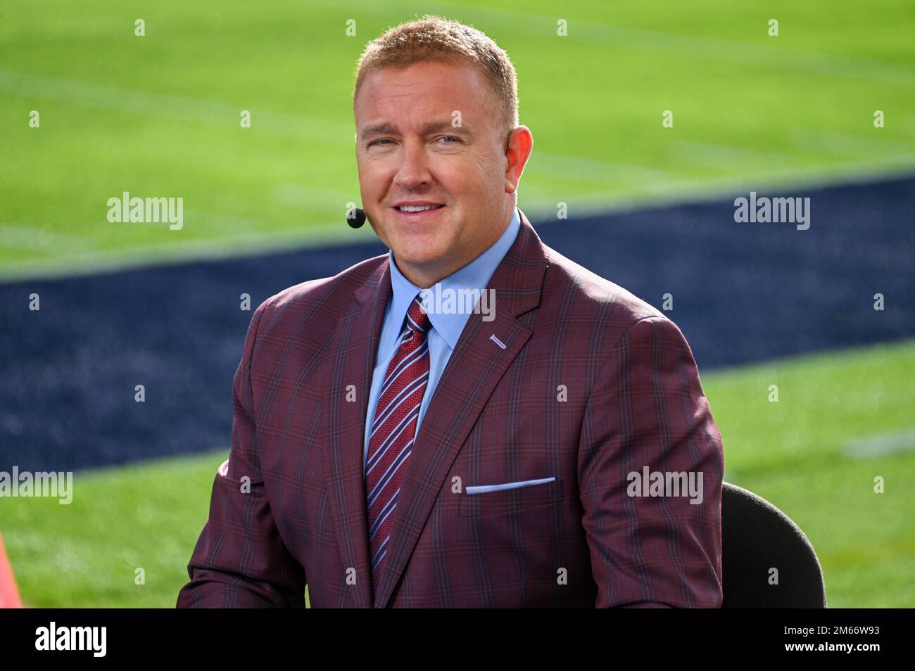 ESPN reporter Kirk Herbstreit before the Rose Bowl game on Monday, Jan