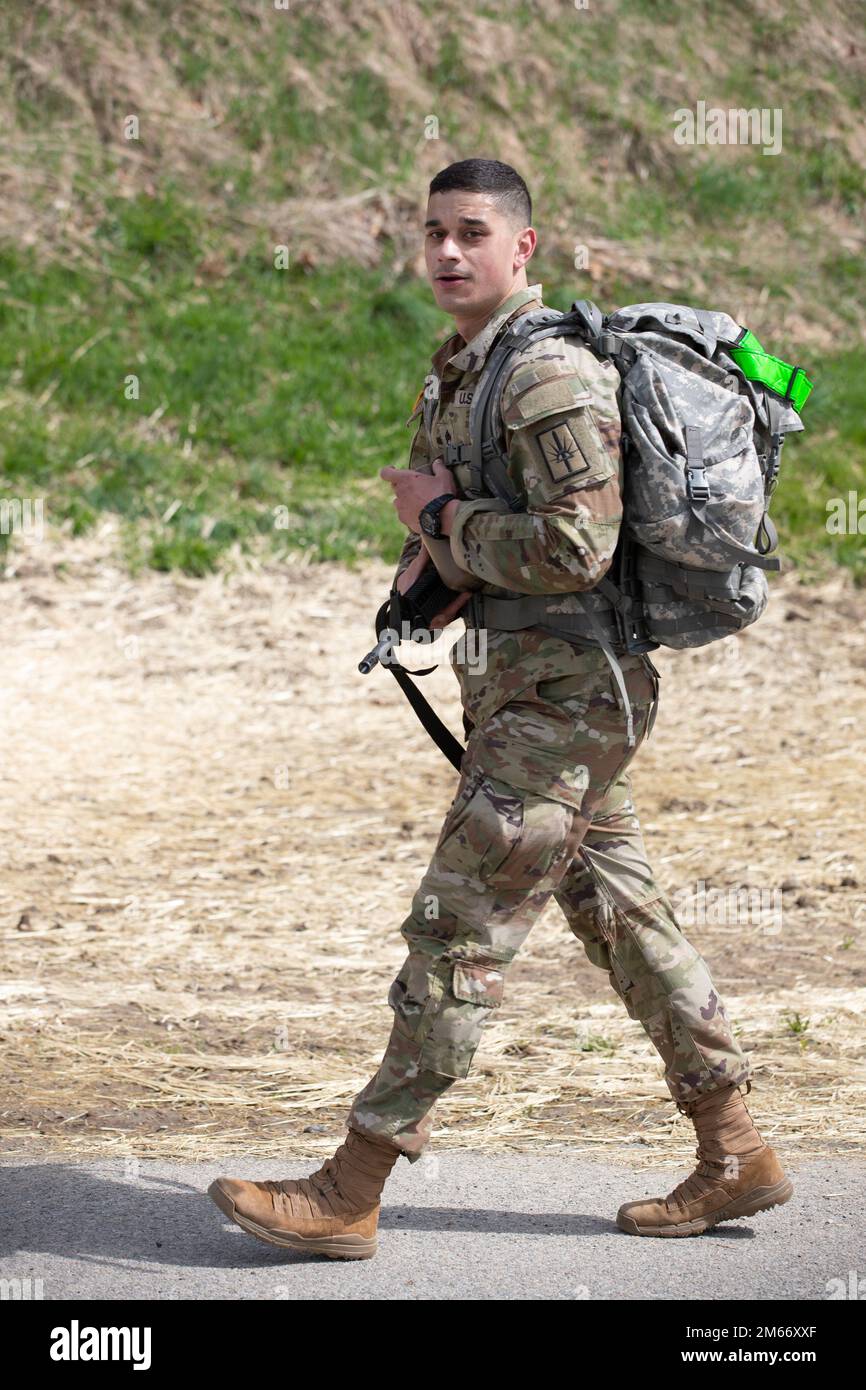 U S Army Staff Sgt Alexander Sanchez Assigned To The New York Army 